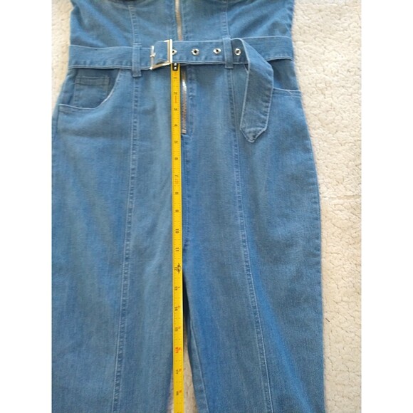Denham Boulevard Los Angeles Adjustable Zip Romper Jumpsuit Medium Nwt Y2K Boho - Picture 12 of 14